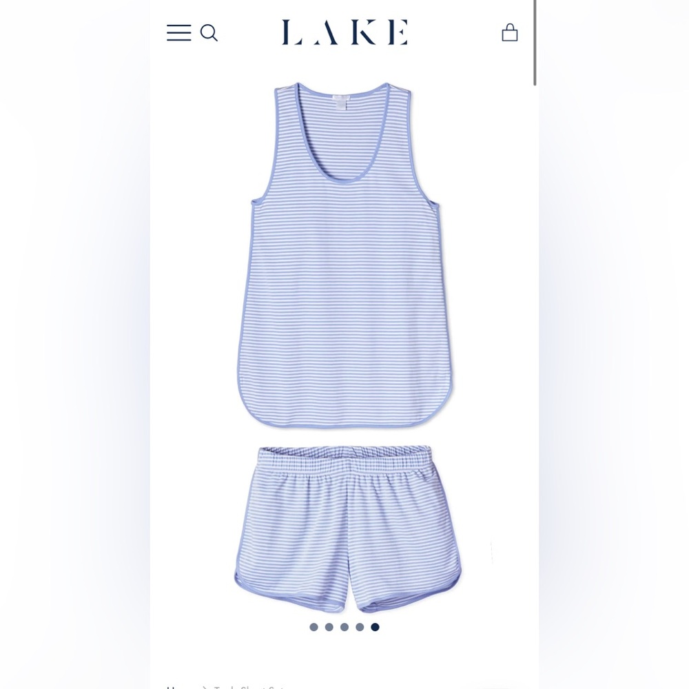 LAKE pjs in light purple Material 100% Pima cotton